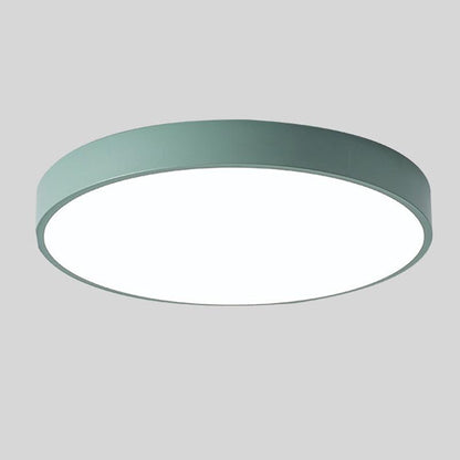 Simple Round LED Ceiling Fixture Slim Flush Mount