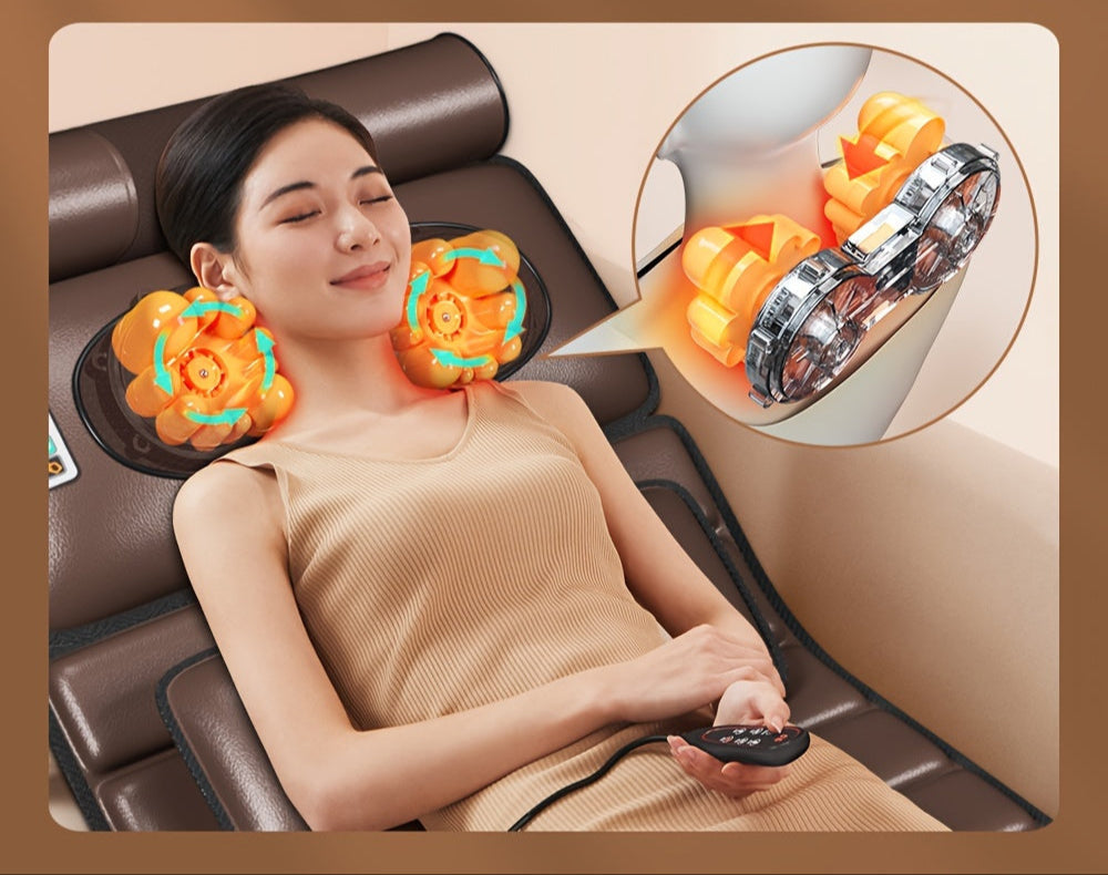 Relaxing Massage Mat with Heat and Vibration Therapy