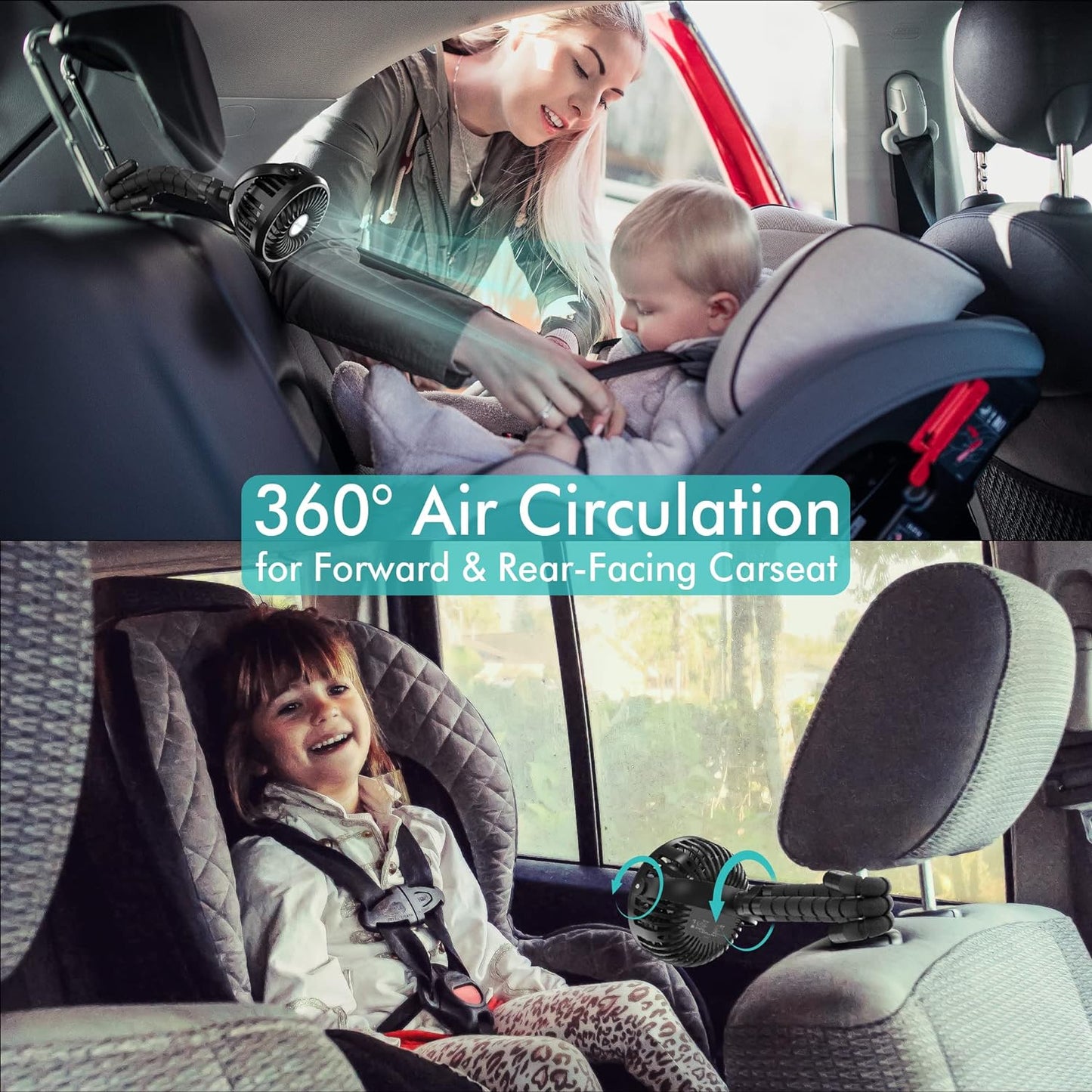Compact Baby Stroller Fan