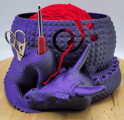 Big Mythical Dragon Nesting Yarn Bowl