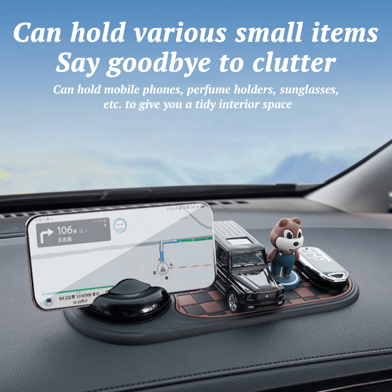 Practical Car Floor Mat with Phone Mount and Storage - Halri