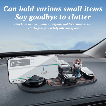Practical Car Floor Mat with Phone Mount and Storage - Halri