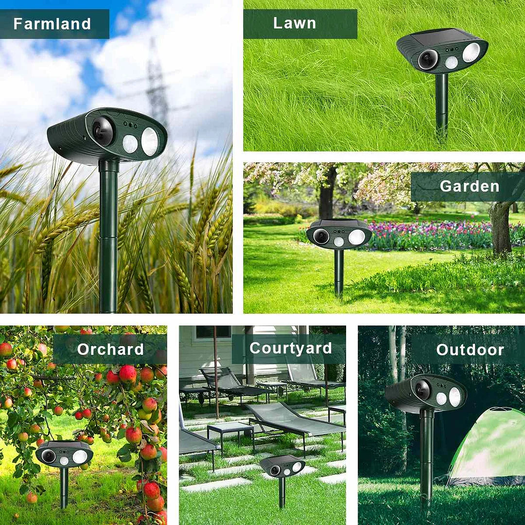 Outdoor Solar Powered Deer Repellent for Yard Protection