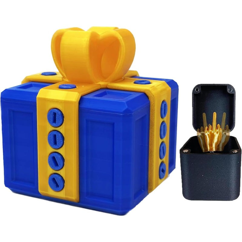 Funny Gag Gift Box Prank Toy Middle Finger Joke - Halri
