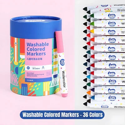 Washable Art Crayons - Mess Free Coloring Sticks