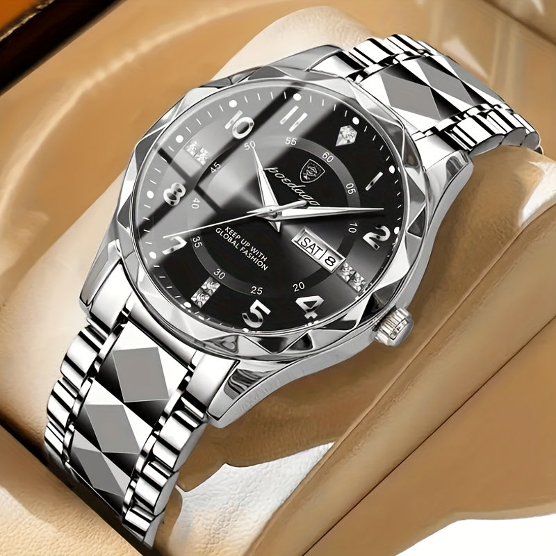 Rugged Waterproof Fitness Watch for Men