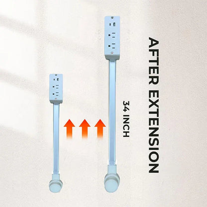 Compact USB Outlet Expander with 180-Degree Rotation - Halri