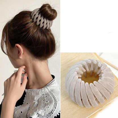 Easy Hair Bun Clip for All Hair Types