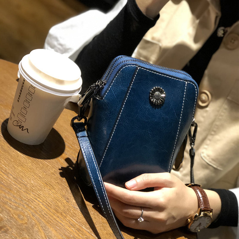 Women's Genuine Leather Phone Pouch
