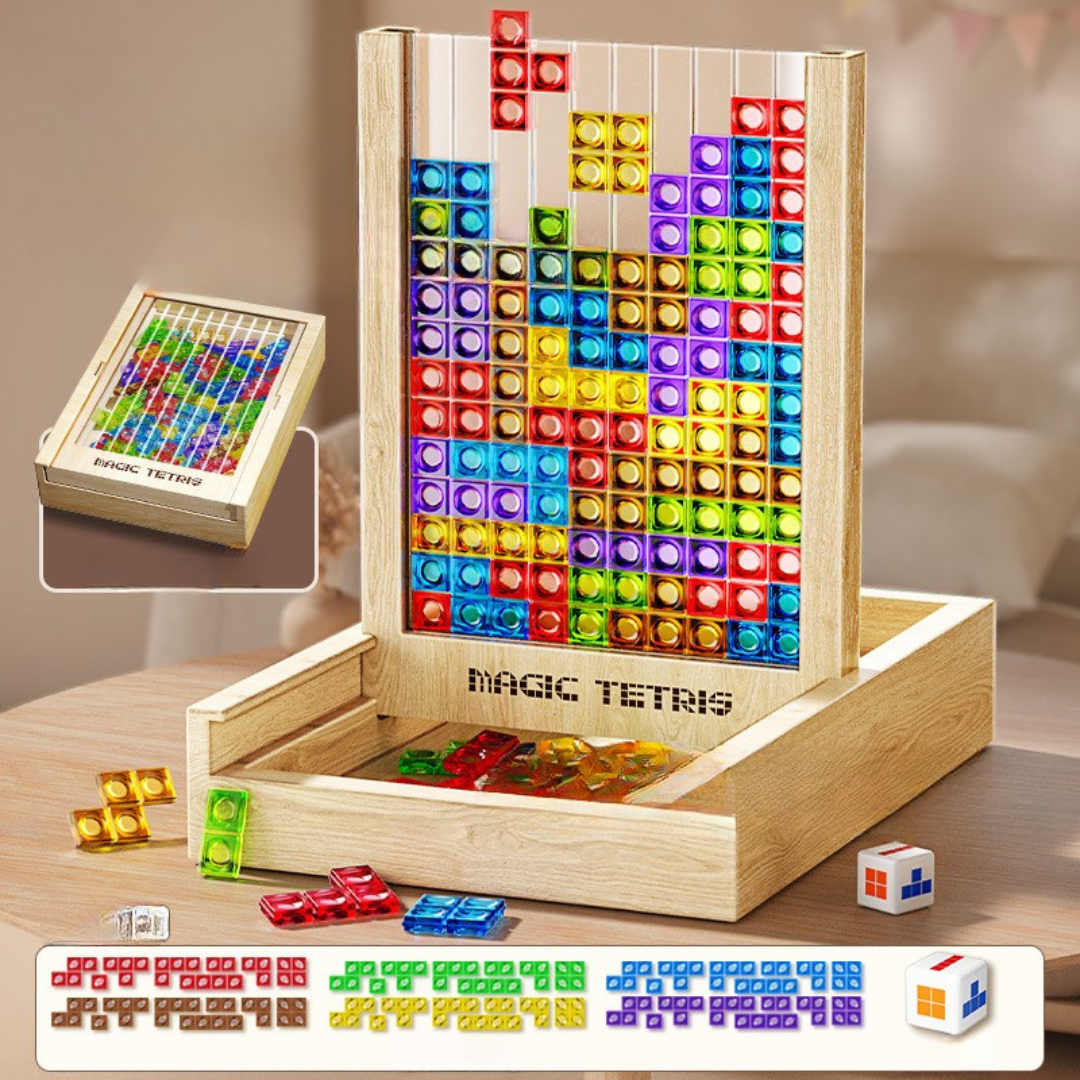 Classic Wooden Puzzle Block Game - Halri