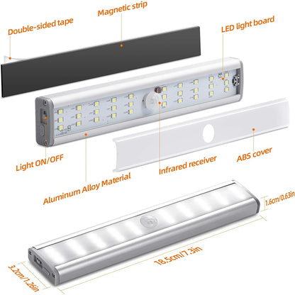 3 Pack Closet LED Shelf Lighting Kits