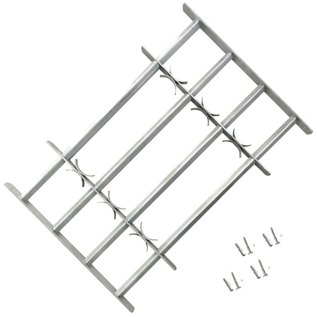 Secure Window Guard with 3 Bars 700-1050mm Wide - Halri