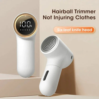 Portable Rechargeable Lint Shaver for Clothing and Upholstery