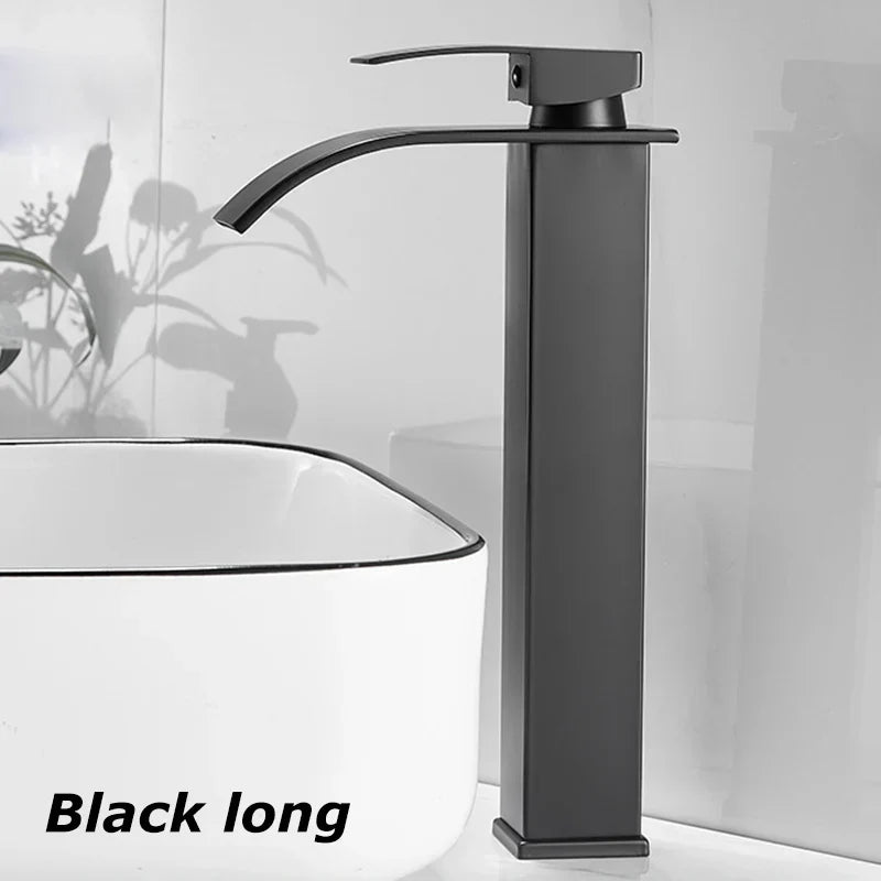 Luxury Bathroom Faucet Mixer Tap Stainless Steel