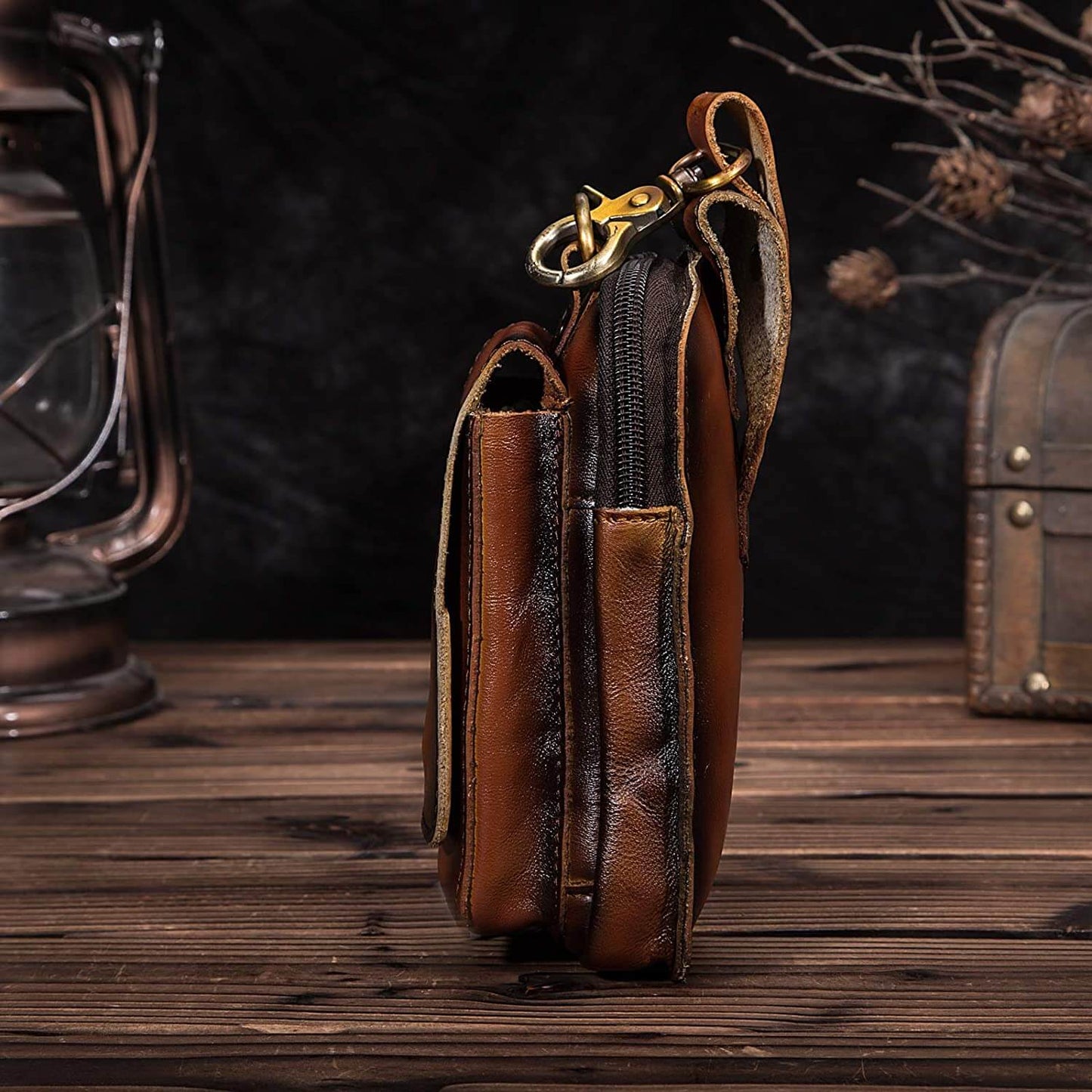 Practical Hiking Waist Pouch with Multiple Compartments