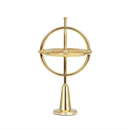 Relaxing Desk Top Spinning Metal Gyro Toy - Halri