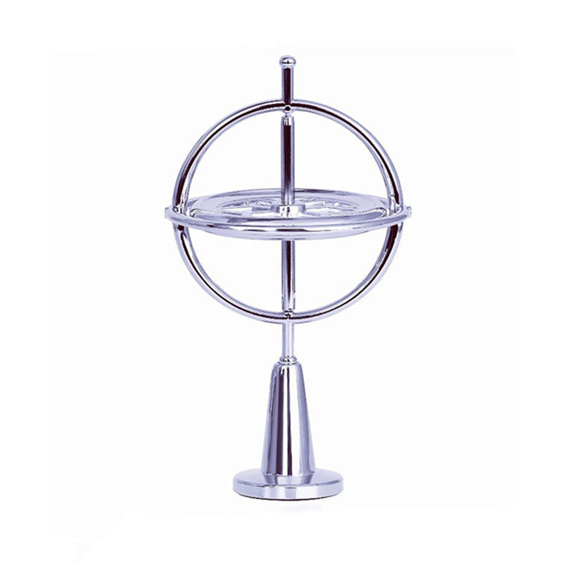 Relaxing Desk Top Spinning Metal Gyro Toy
