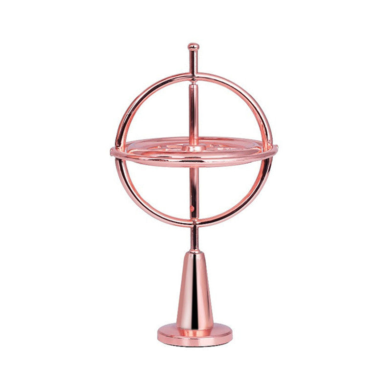 Relaxing Desk Top Spinning Metal Gyro Toy