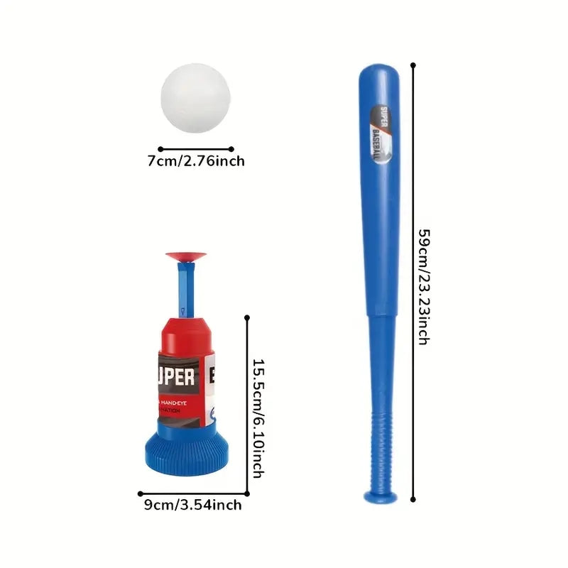 Adjustable Automatic Pitching Baseball Machine for Kids 3+
