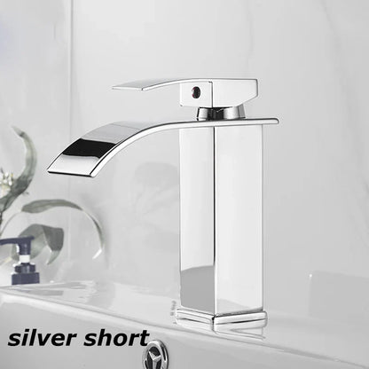 Luxury Bathroom Faucet Mixer Tap Stainless Steel