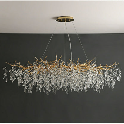 Elegant Crystal Drop Ceiling Light Fixture