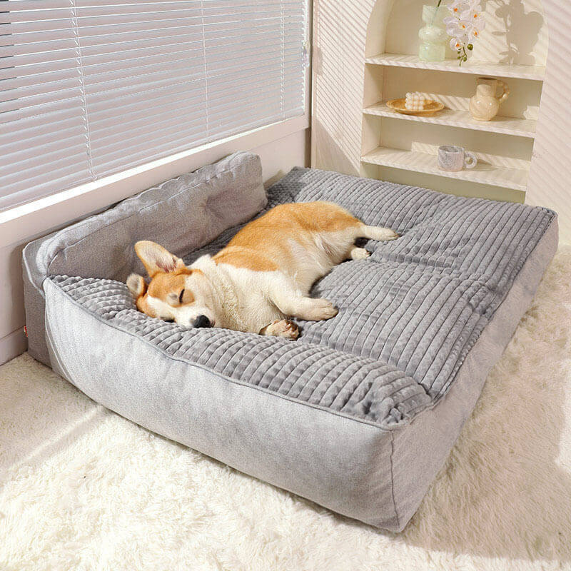 Plush Pet Orthopedic Deluxe Pillow Bed - Halri