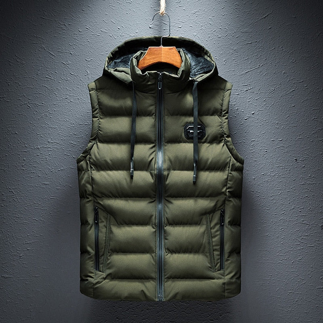 Warm Quilted Mens Vest Lightweight Puffer Jacket