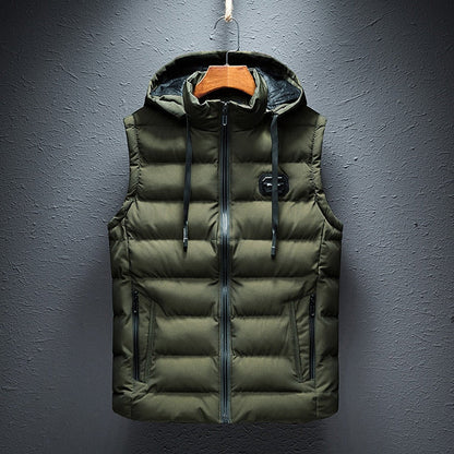 Warm Quilted Mens Vest Lightweight Puffer Jacket