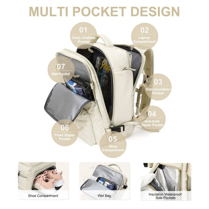 Women's Extra Large Rainproof Trekking Backpack