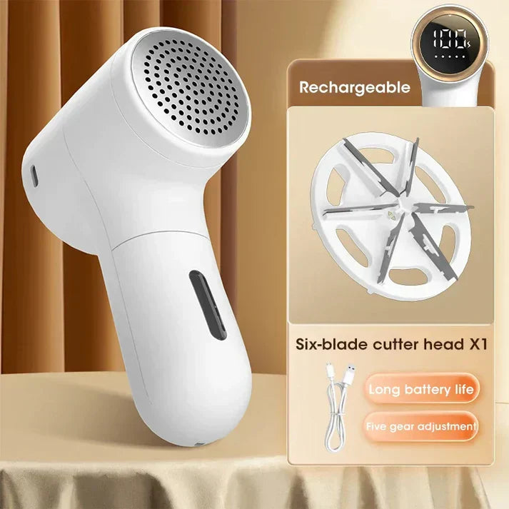 Portable Rechargeable Lint Shaver for Clothing and Upholstery - Halri