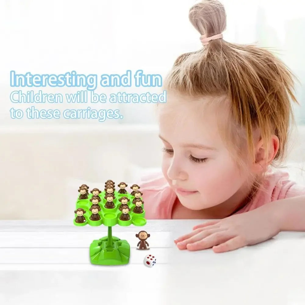 Balance Tree Toy, Unique Tree Climbing Monkey Design, Helps Increase Concentration, Safe for Ages 3+