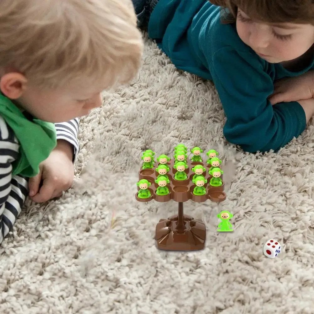 Balance Tree Toy, Unique Tree Climbing Monkey Design, Helps Increase Concentration, Safe for Ages 3+