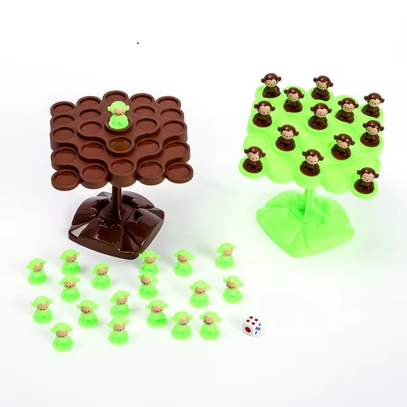 Balance Tree Toy, Unique Tree Climbing Monkey Design, Helps Increase Concentration, Safe for Ages 3+