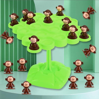 Balance Tree Toy, Unique Tree Climbing Monkey Design, Helps Increase Concentration, Safe for Ages 3+
