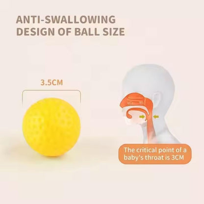 Ball Drop Toy with Multi-Layer Options and Non-Toxic Design, Safe for Ages 1+.