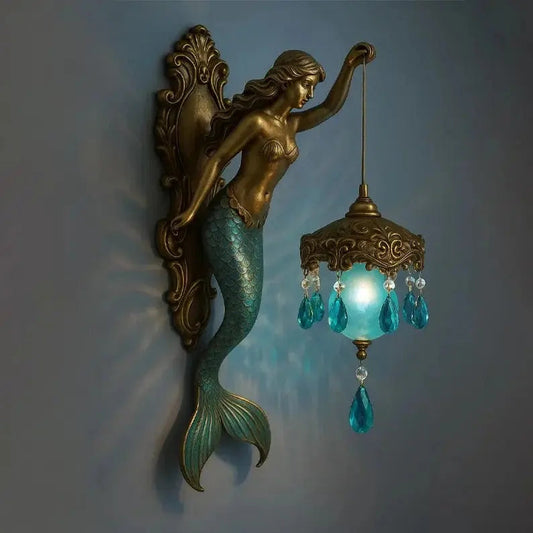 Beautiful Coastal Mermaid Wall Lamp - Halri