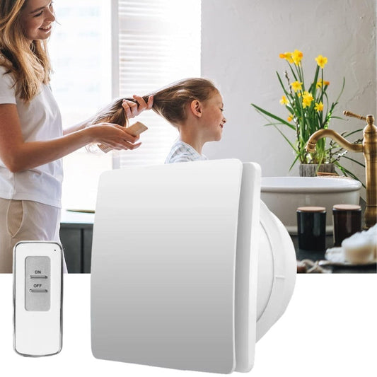 Quiet Bathroom Fan with Remote and Odor Removal - Halri