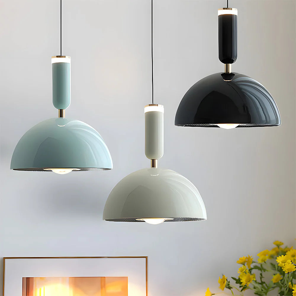Bauhaus Modern LED Pendant Light – Colorful Acrylic and Aluminum Hanging Light for Kitchen and Home Decor 2