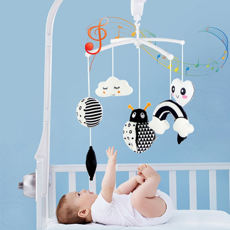 Monochrome Nursery Mobile Music Player - Halri