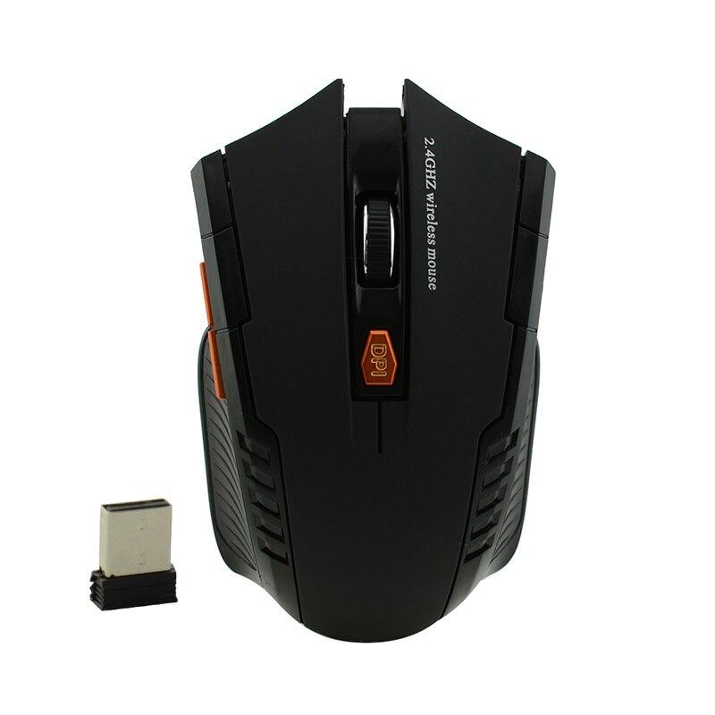Fast Wireless Gaming Mouse 6 Button USB Receiver