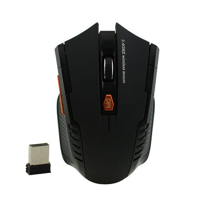 Fast Wireless Gaming Mouse 6 Button USB Receiver