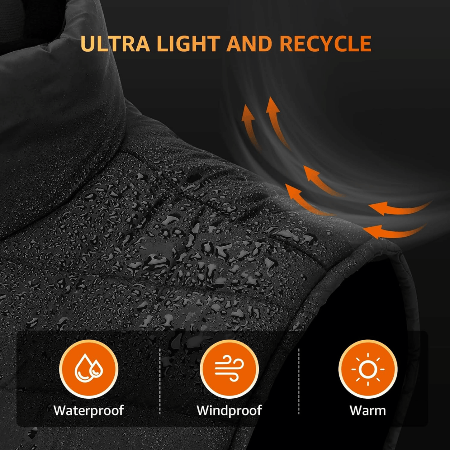 Warm Waterproof Vest for Men