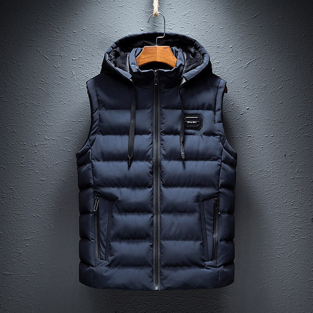 Warm Quilted Mens Vest Lightweight Puffer Jacket
