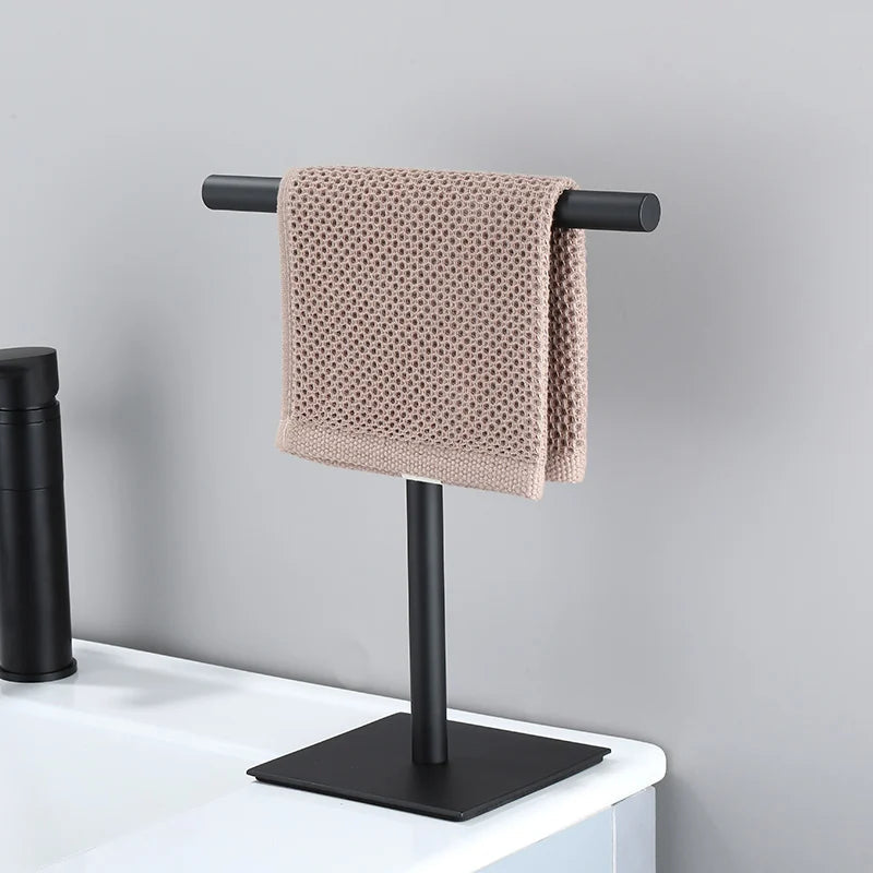 Polished Metal Towel Stand - Halri