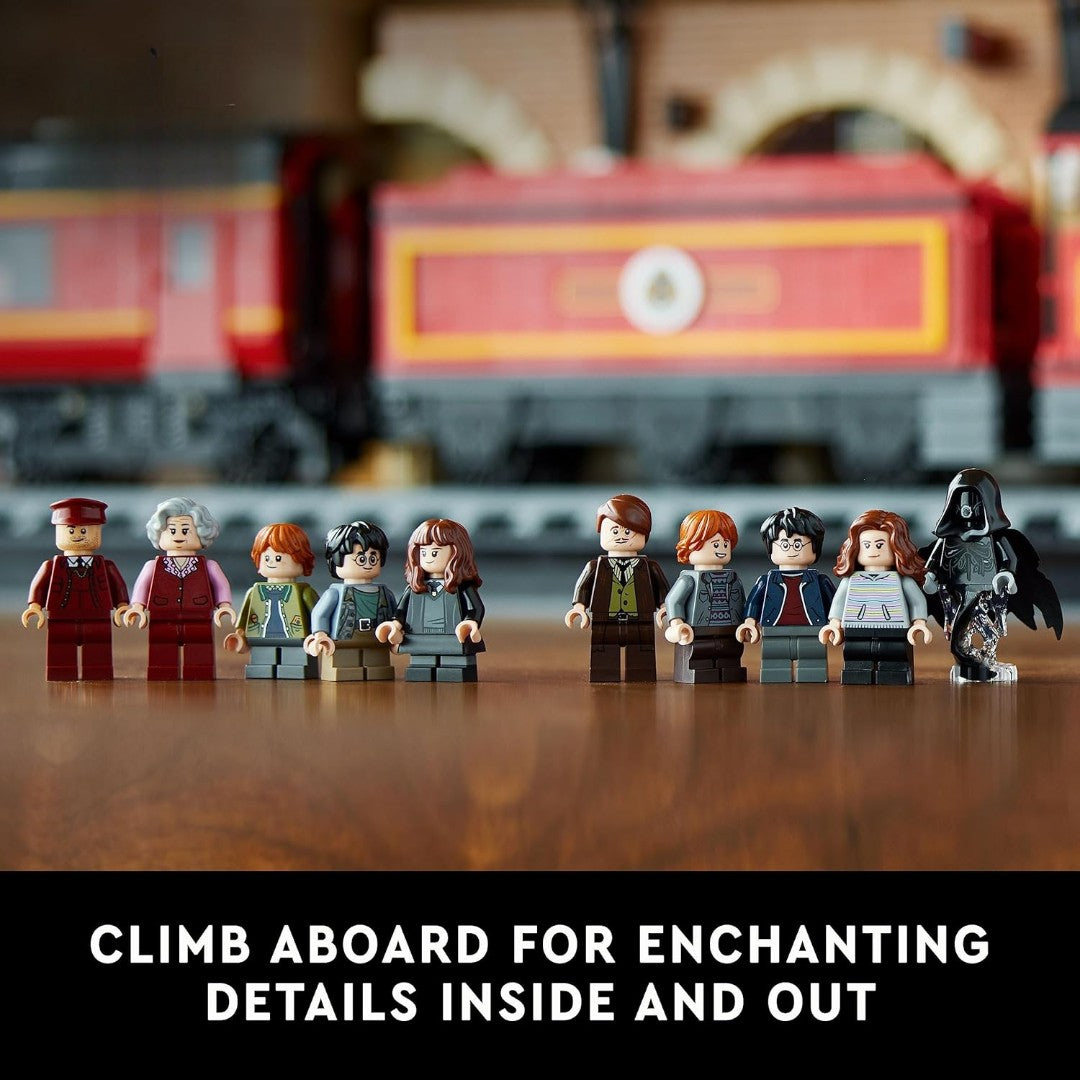 Building Block Train – LEGO Harry Potter Set with 801 pcs and 20 Mini Characters, Safe for Ages 8+