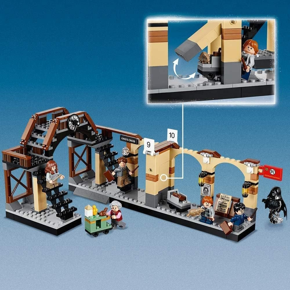 Building Block Train – LEGO Harry Potter Set with 801 pcs and 20 Mini Characters, Safe for Ages 8+
