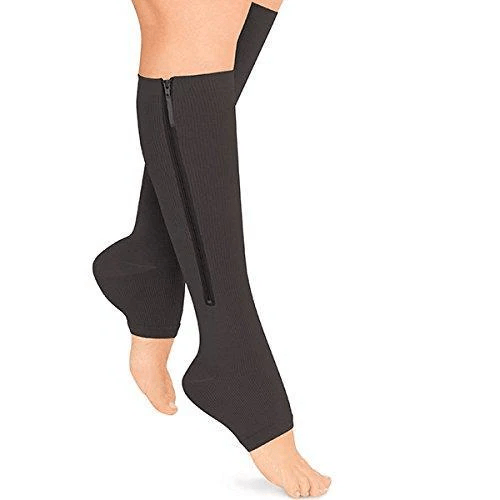 Comfortable Zip Up Compression Socks for Arch Support