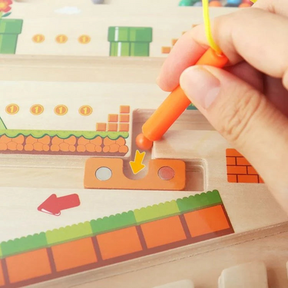Educational Kids Number Color Puzzle Board