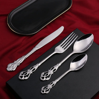 Premium Stainless Steel Silverware Set for Home Use