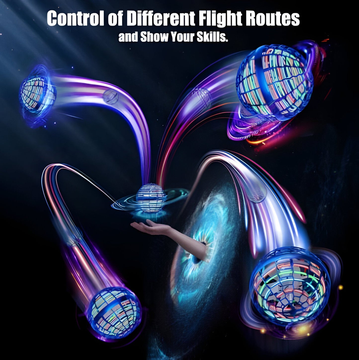 Best Selling LED Fidget Globe Spinner Toy